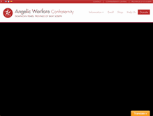 Tablet Screenshot of angelicwarfareconfraternity.org
